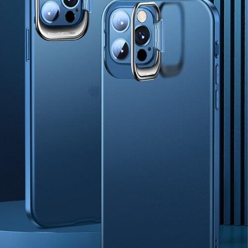 Clear Case For iPhone 12 11 Pro Max Back PC TPU Shockproof Full Lens Protection Cover For iPhone 12mini Transparent Case