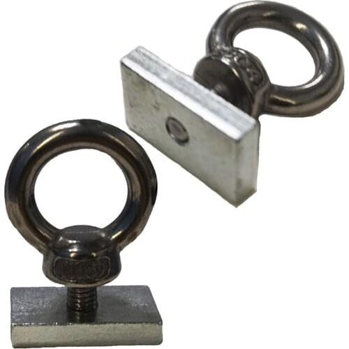 Pmsanzay Kayak Track Mount Tie Down Eyelet to Hold Your Bungee Cord or Ropes Up to 0.5" - No Track -Don't use for Anchoring