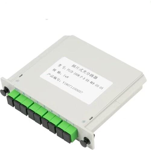 Fiber Optic SC APC PLC 1X8 10PCS/ Lot splitter Fiber Optical Box FTTH box with 1X8 Planar waveguide type Optical splitter
