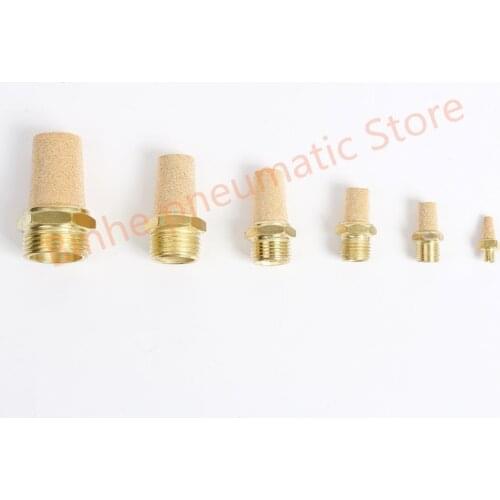 All Copper Pneumatic Solenoid Valve Muffler Exhaust Noise Elimination BSL PST-M5/BSL-01/PST-02/PST-03/PST-04/PST-06/PST-08