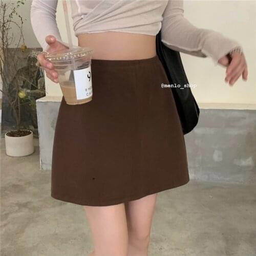 Temperament Elastic Waist Waist Skirt Female Summer New Style Skirt Korean Version of High Waist Thin A-line Skirt Short Skirt