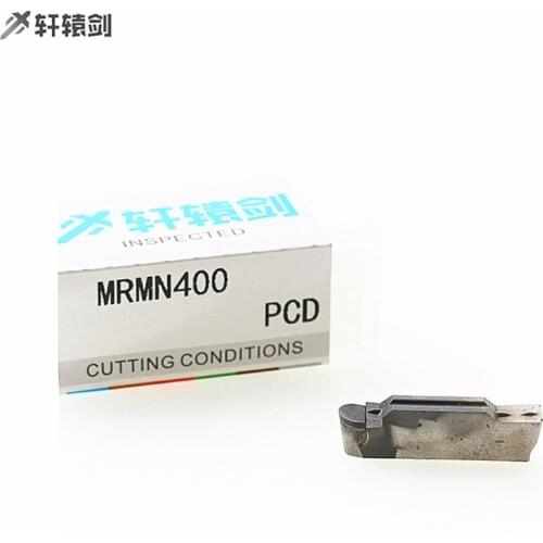 1pcs MRMN400 MRMN300 CBN PCD 3mm 4mm R2 Diamond insert Cutting inserts Lathe Tool Grooving carbide inserts Turning tool
