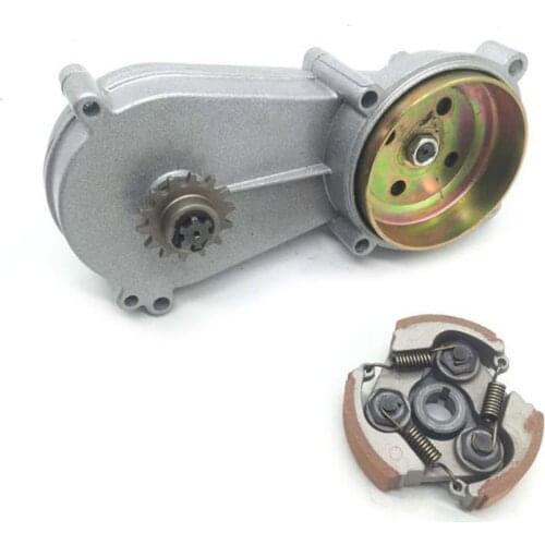 14T Gearbox Drum Bell Housing with Aluminum Slotted Clutch 47cc 49cc Mini Pocket 270E