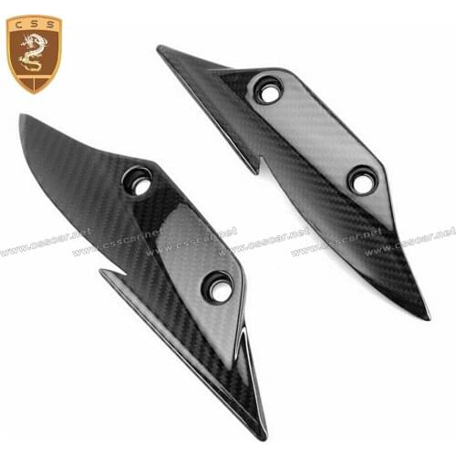 2009-2014 BMW S1000RR Real Carbon Fiber Front Fender Side Cover Fairing Panel Motorcycle Parts Black Carbon Fairing Cowl 2-009