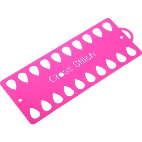 5pcs Plastic Row Line Tool Floss Organizers Thread Board Yarn Organizer Embroidery Floss Holder Storage Accessories