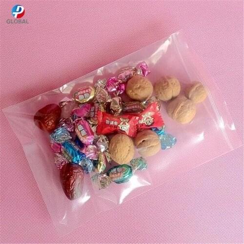 500pcs 9*13cm Resealable Clear Self Sealing Small Plastic Bag Candy Packing Cookie/grocery/Electronic accessories packaging bags