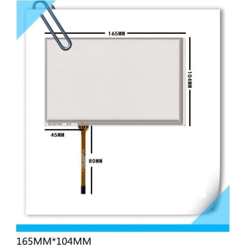 AT070TN83 165mm*104mm 7 inch resistive touch screen handwriting screen 165*104 free shipping