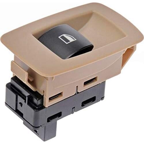 Car Beige Penger Side Front/Rear Window Lifter Button Switch for -BMW E90,E91,323I,325I,328I 61316945876