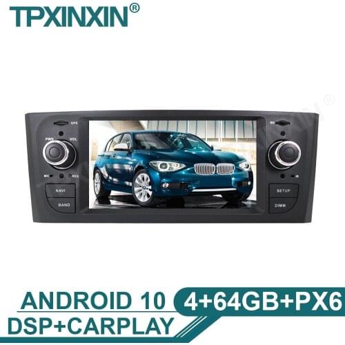 Android 10 4+64G For FIAT Punto Linea 2005 2006 2007 2008 2009 Car DVD Player Car GPS Navigation Multimedia Player Auto Stereo