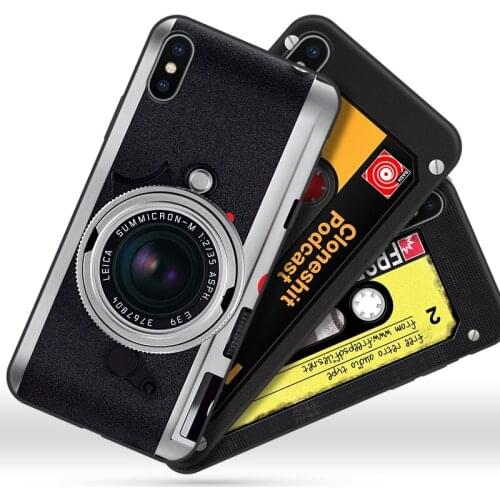 Case for IPhone XS Max XR X TPU Back Cover Patterned Phone Housing Shell Fundas Coque Funny Imitating Various Electronic Product