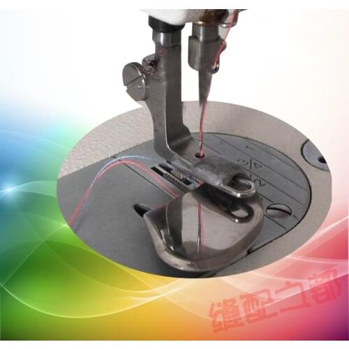 Special industrial sewing machine parts thin material roll edge pressure foot all steel three specifications 490360