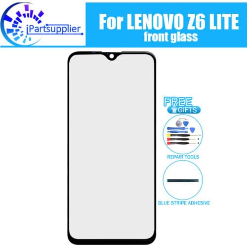 For LENOVO Z6 LITE Front Glass Screen Lens 100% New Front Touch Screen Glass Outer Lens for LENOVO Z6 LITE+Tools