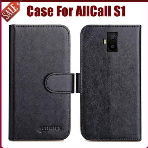 Hot Sale! AllCall S1 Case New Arrival 6 Colors High Quality Flip Leather Protective Phone Cover For AllCall S1 Case