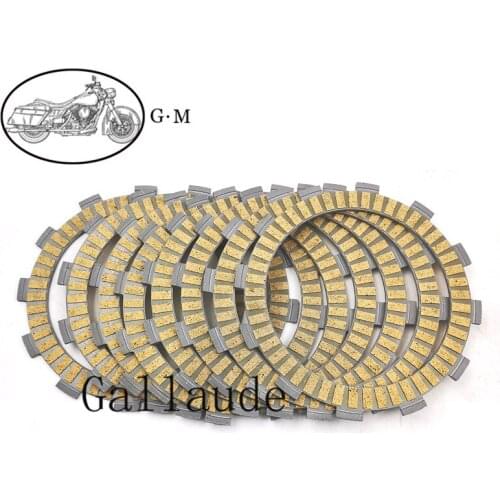 Motorcycle Dirt Carbon Fibre Friction Clutch Plates Disc Kit For HONDA CR125R CR125 R 2000-2007 CRF250R CRF250 R 2004-2007