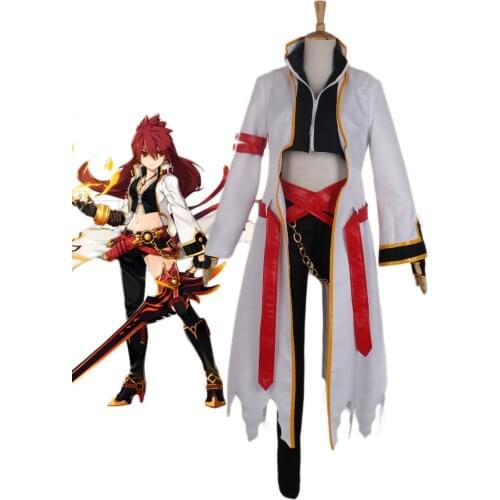 ELSWORD Blazing Heart Elesis Cosplay Costume Custom Made