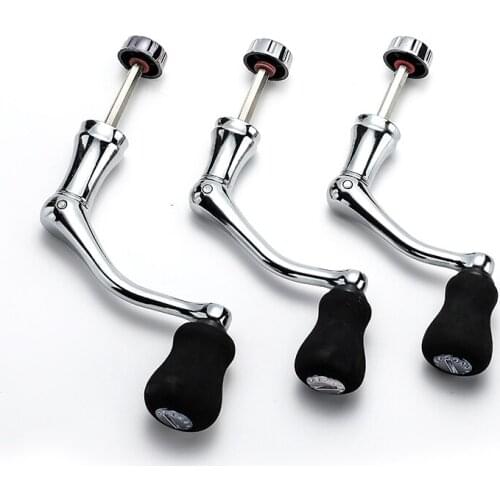 Spinning Reel Handle Metal Fishing Spinning Reel Crank Handle Rotatable Grip