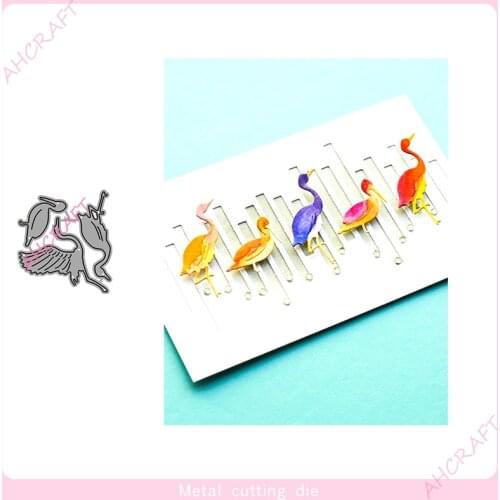 Mini Sea Goose Metal Cutting Dies for DIY Scrapbooking Photo Album Decorative Embossing PaperCard Crafts Die 2021