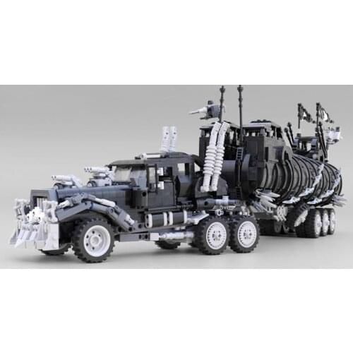 NEW MOC Modified Desert Truck toy series collection War Rig Tanker Armored Vehicle Collection Model Building Blocks Kit Brick