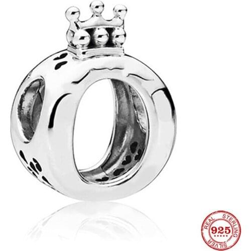 New 925 Sterling Silver Openwork Crown Beads fit Pandora Charm Bracelets & Necklaces DIY European Jewelry