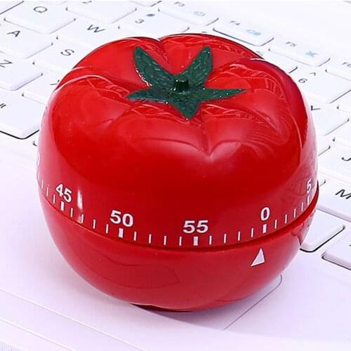 New Tomato Kitchen Timer 360 Degree Mechanical Pomodoro Counter Toy Count Down Alarm Cooking tomato reminders