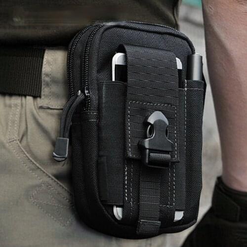 Waist Pack Mens Casual Bag Travel Purse Waterproof Belt Zipper Tactical Outdoor Sport Fanny Multifunction Pack Phone Pocket