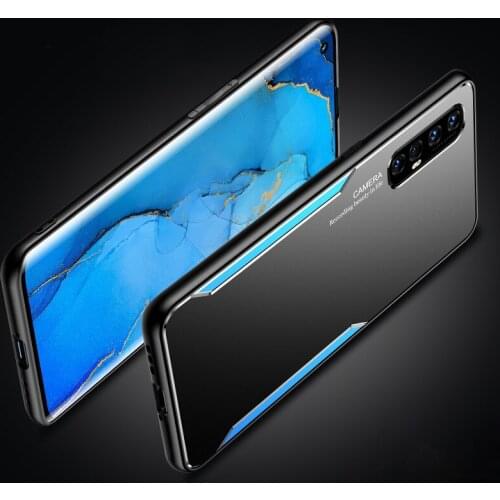 Luxury Anit-shock Metal Phone Case For OPPO Reno 3 Pro Titanium Alloy Back Cover for OPPO Reno 4 Pro Case Fundas
