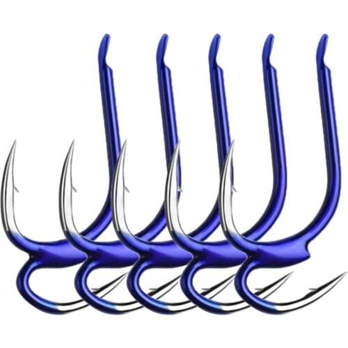 10PCS Fishing Hook High Carbon Steel Double Strength Tip Sharp Fishing Barbed Hook Difficult To Escape Fishing Hook