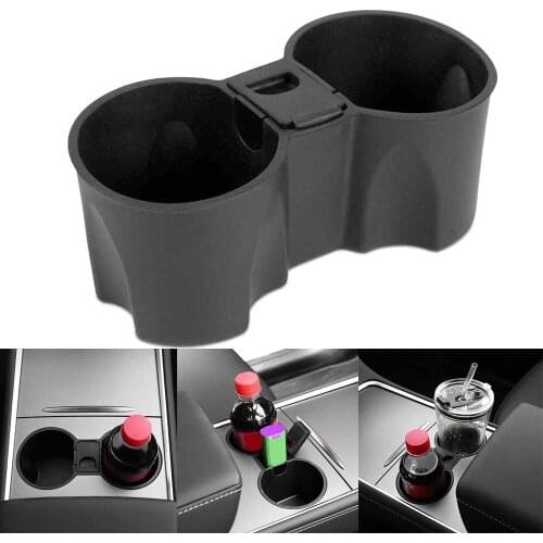 Silicone Center Console Cup Holder Insert For Tesla Model 3 Y 2021 Car Accessories Console Cup Holder Insert