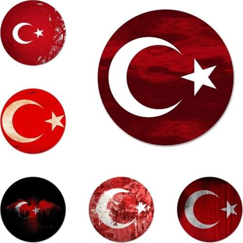 Turkey Flag Art Icons Pins Badge Decoration Brooches Metal Badges For Backpack Decoration