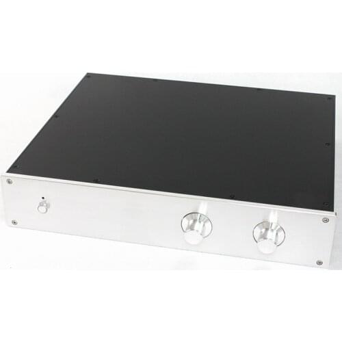 WA116 Aluminum enclosure Preamp chassis Power amplifier case/box size 352*425*80mm