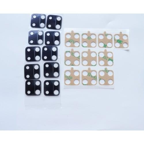 10 PCS For Xiaomi Redmi Note 9 9S 9Pro Back Rear Camera Glass Lens with 3M Glue Note 9 Pro Repair Parts