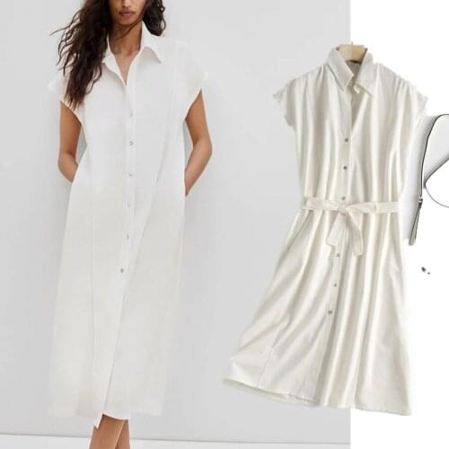 Jenny&Dave Dress Women De Fiesta De Noche Indie Folk Vintage Sashes Loose Long Shirt Summer Midi England Fashion Vestidos