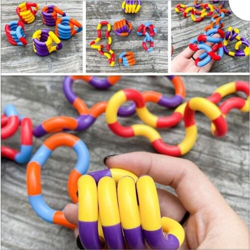 ZK50 1 PC Kids Adult Anti Stress Hand Sensory Decompression Toy for ADHD Autism Finger Dexterity Training Kids Toys