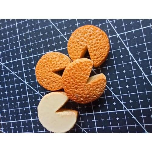 1pcs/lot resin flat back bread 28mm simulation of food Cabochon Scrapbook DIY phone decoration