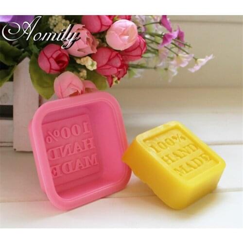 Aomily Silicone Molds Handmade Cake Chocolate Mousse Jelly Candy Fondant Pastry Bakeware Mold DIY Soap Mould Baking Tool