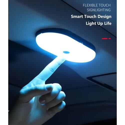 Car Reading Light USB Rechargeable Light Car Interior Roof Dome Styling LED Lamp Car Led Light Ceiling Lamp Auto Night Light