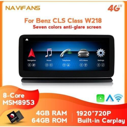 Android 10 Car Multimedia GPS For Mercedes Benz CLS Class W218 2011 2012 2013 2014 2015 2016 2017 2018 Built-in Carplay