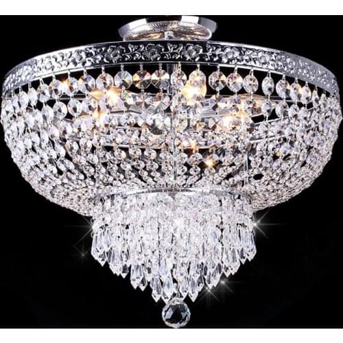 Free Shipping Luxury Modern Crystal Chandelier For Bedroom Lustres De Cristal Dia43*H38cm Indoor Lighting Guaranteed 100