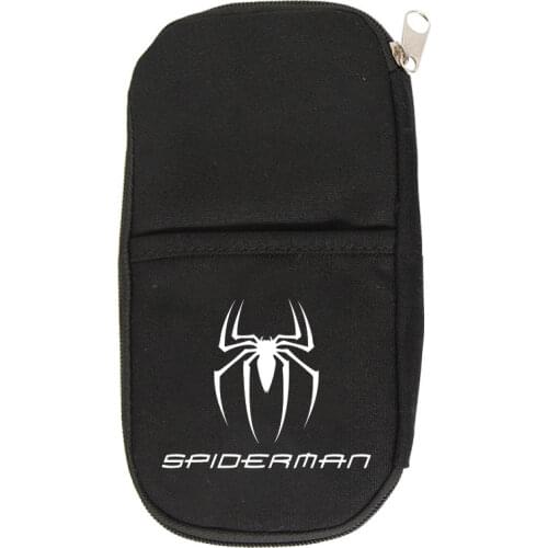 Avengers Marvel Superhero Universe Series Pencil Case Small Outer Bag Single-layer Student Stationery Storage Bag