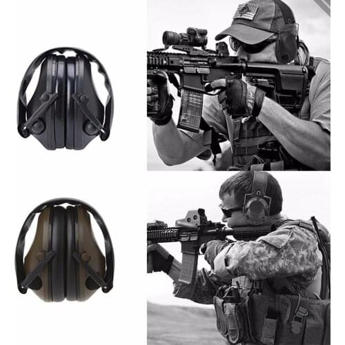 Anti-noise Electronic Ear Muffs Protection Shooting Hunting Sport Tactical