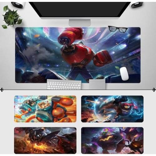 Art League of Legends Blitzcrank Mouse Pad Laptop PC Computer Mause Pad Desk Mat For Big Gaming Mouse Mat For Overwatch/CS GO