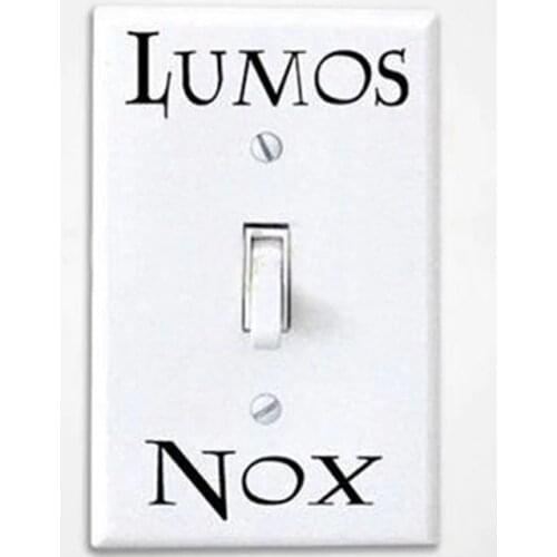 3 Pcs/Set Lumos Nox Light Switch Sticker , Creative Switch Sticker Vinyl Potter Decals