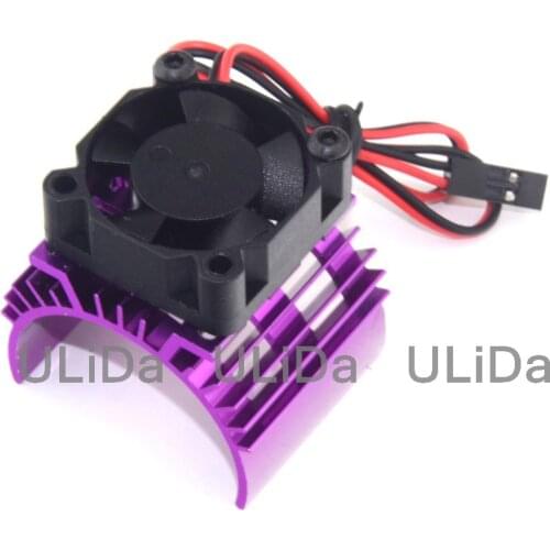 Hot On Sale RC Parts Electric Car Motor Heatsink Cover + Cooling Fan for 1:10 HSP RC Car 540 550 3650 Size Motor Heat Sink