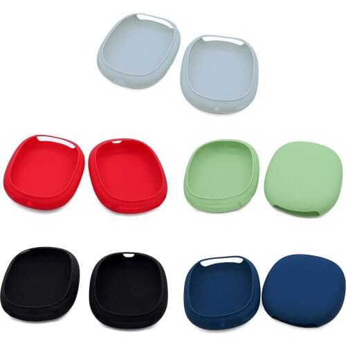 Silicone Case For AirPods Max Wireless Headphone Shockproof Protector Anti-scratch Two Side Earpad For Air Pods Max Cases