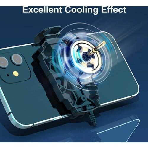 Universal Mini Mobile Phone Cooling Fan Radiator Turbo Hurricane Game Cooler Cell Phone Cool Heat Sink For IPhone For Android