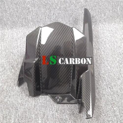 Rear Hugger with Chainguard For Kawasaki Z900 2017+, RS 2018+ Full Carbon Fiber Motorcycle Accessories