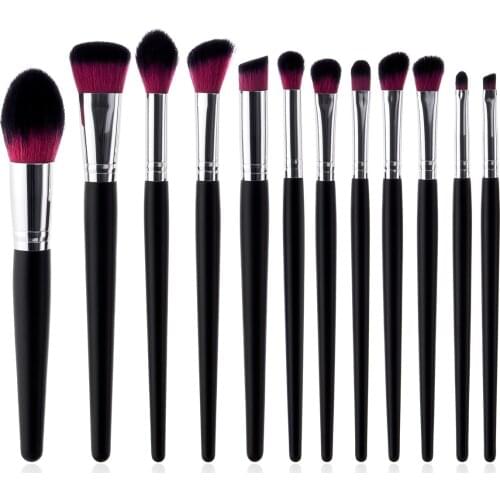 12pcs Makeup Brush Set Professional Foundation Powder Eye Shadow Brushes Blending Make Up Brushes Beauty Tool Set Kit