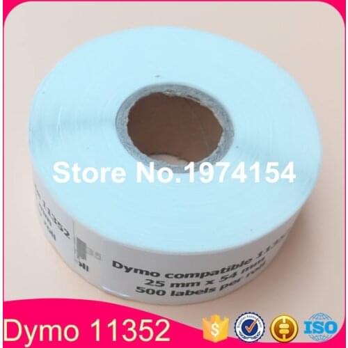40 x rolls Dymo 11352 ,54 x 25mm etiquette DYMO COMPATIBLE Labels 99012 99014 99017 11354 11352 99010