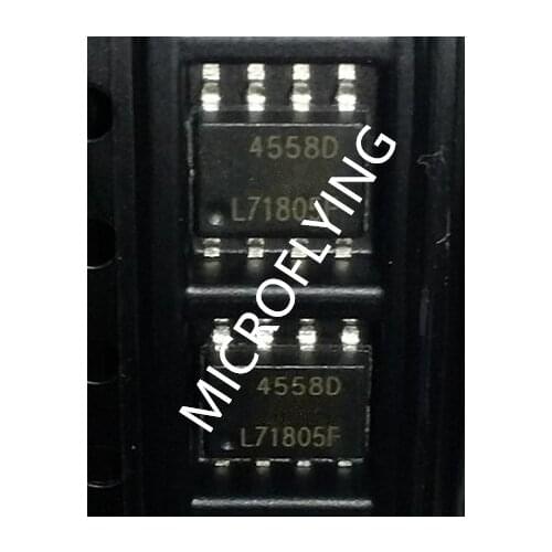 50PCS JRC4558D JRC4558M NJM4558M NJM4558 JRC4558 4558D SOP8