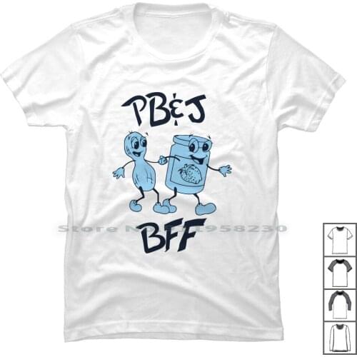 Peanut Butter And Jelly Bff T Shirt 100% Cotton Cartoon Peanut Gamers Butter Movie Jelly Gamer Game Nut Bff Ny Me